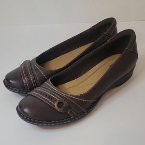 Clarks Dark Brown Women's Flats